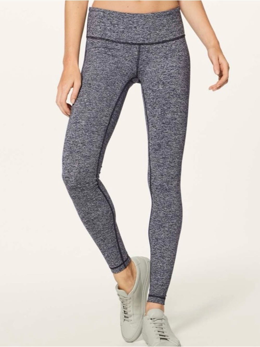 Lululemon Wunder Under Low-Rise Tight *28” Heathered Black